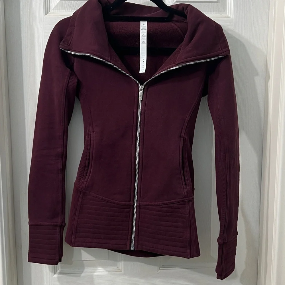Lululemon Radiant Jacket II in color Cassis Size 2